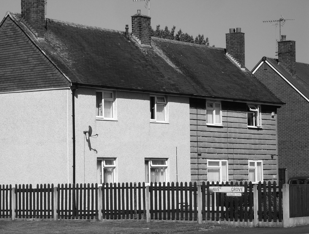 Grey Day Modernism Airey House North Staffordshire in ne… Flickr