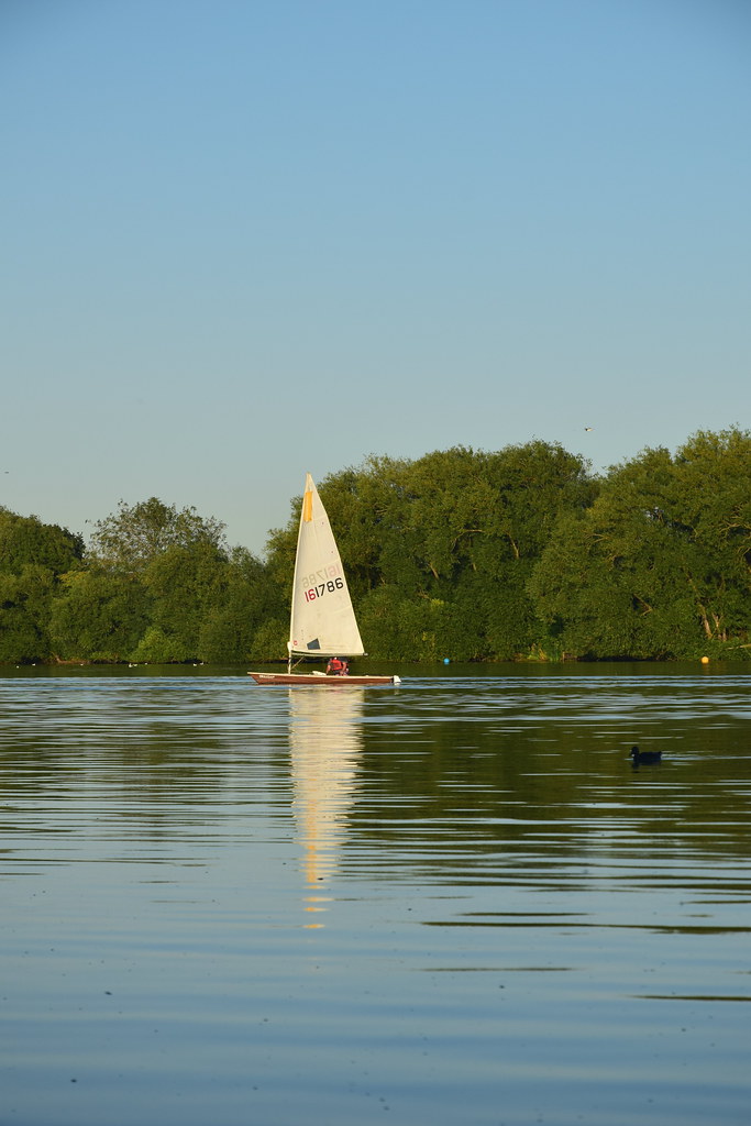 Sail boats on the res Lee Wyatt Flickr