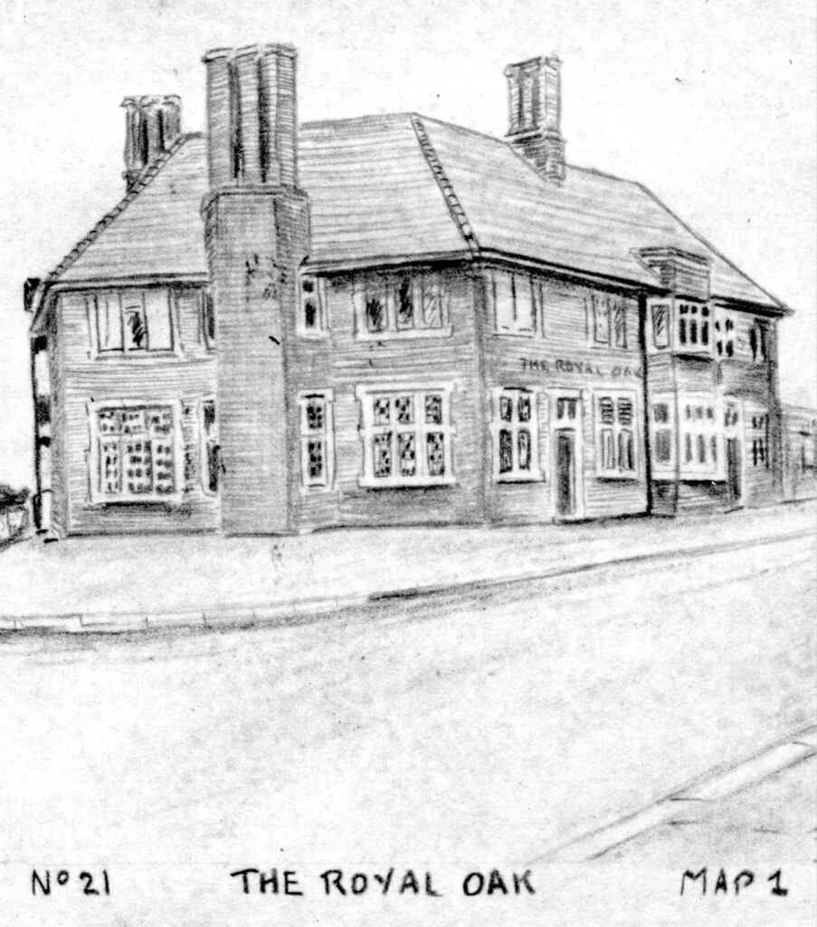 The Royal Oak Vaughan Road, Willenhall. Sketch by Arthur J… Flickr