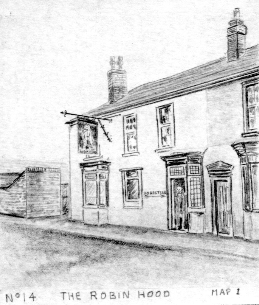The Robin Hood The Crescent, Willenhall. Sketch by Arthur … Flickr