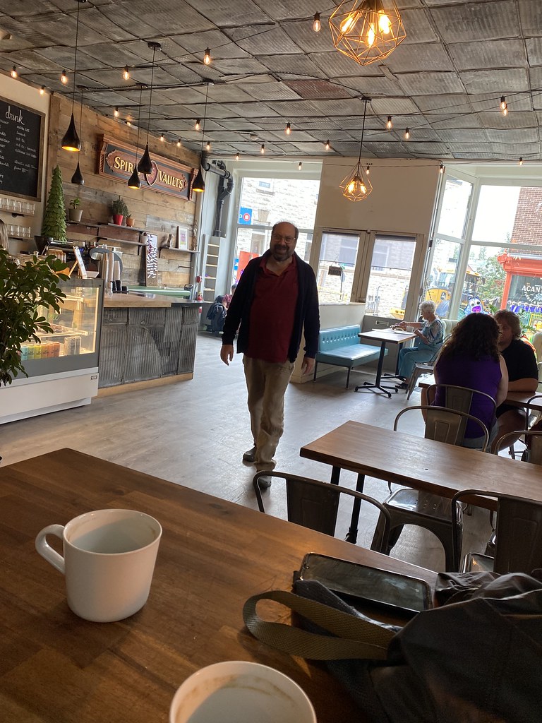 Coffee in Almonte Ontario John in coffee shop (day trip fr… Flickr