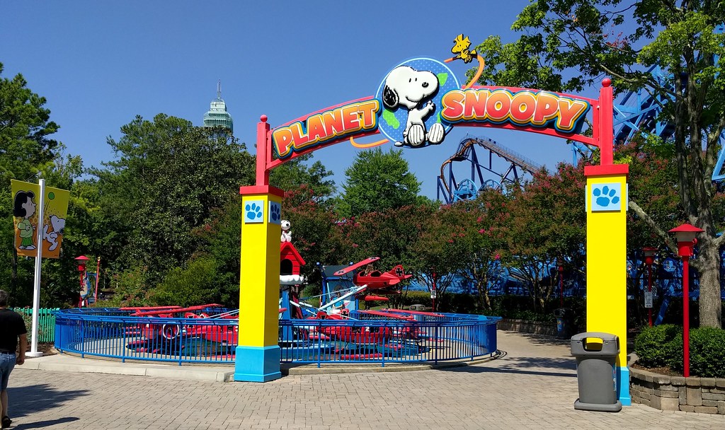 Kings Dominion Snoopy On August 4, 2017, my grand… Flickr