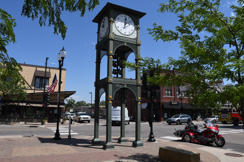 Clock Tower, 9th & Main, downtown Hopkins, MN Todd Jacobson Flickr