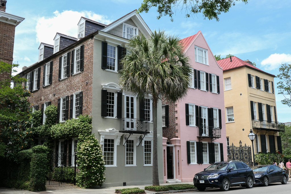 Charleston, SC pastel homes Charleston, SC pastel home… Flickr