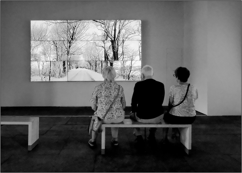 david hockney salts mill, saltaire digital video wall art… Flickr