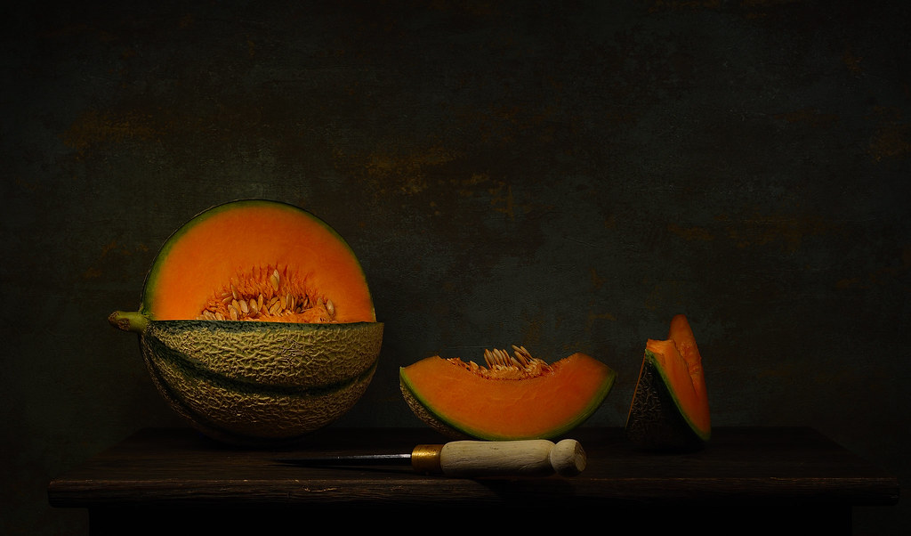 Still life with cantaloupe melon Nuno Ferreira Flickr