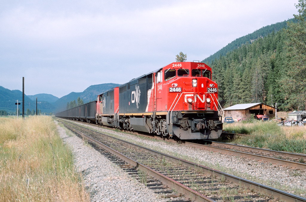 CN X2446W 771 LOADED COAL MCLURE BC 2 9294 CN X2446W 7… Flickr