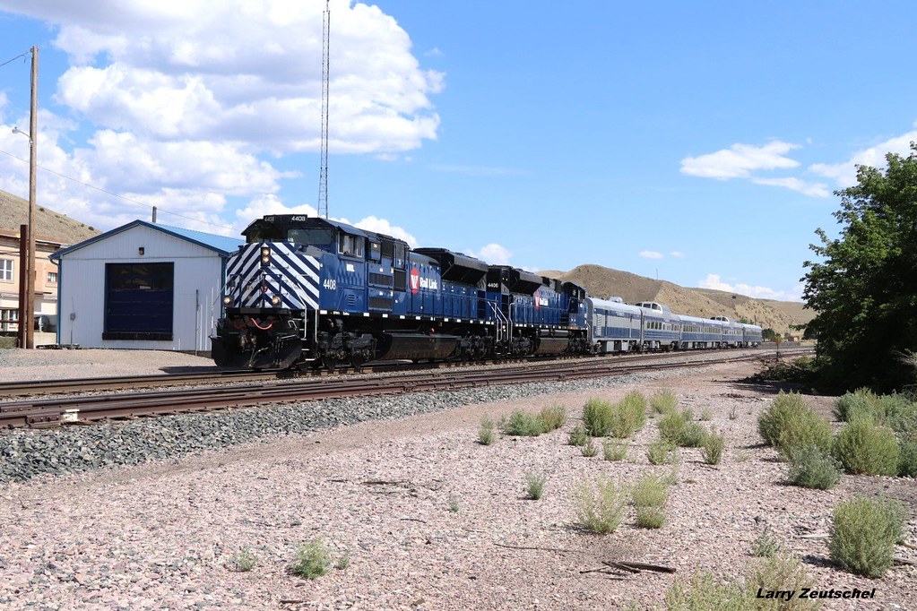MRL Drummond, MT MRL's Office train in sun. Next stop Miss… Flickr