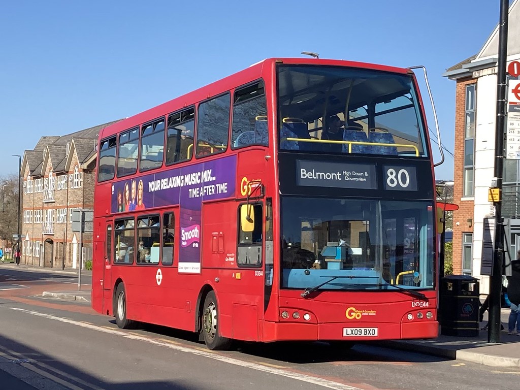 Go Ahead London Route 80 DOE44 (LX09BXO) LondonBusFan73 Flickr