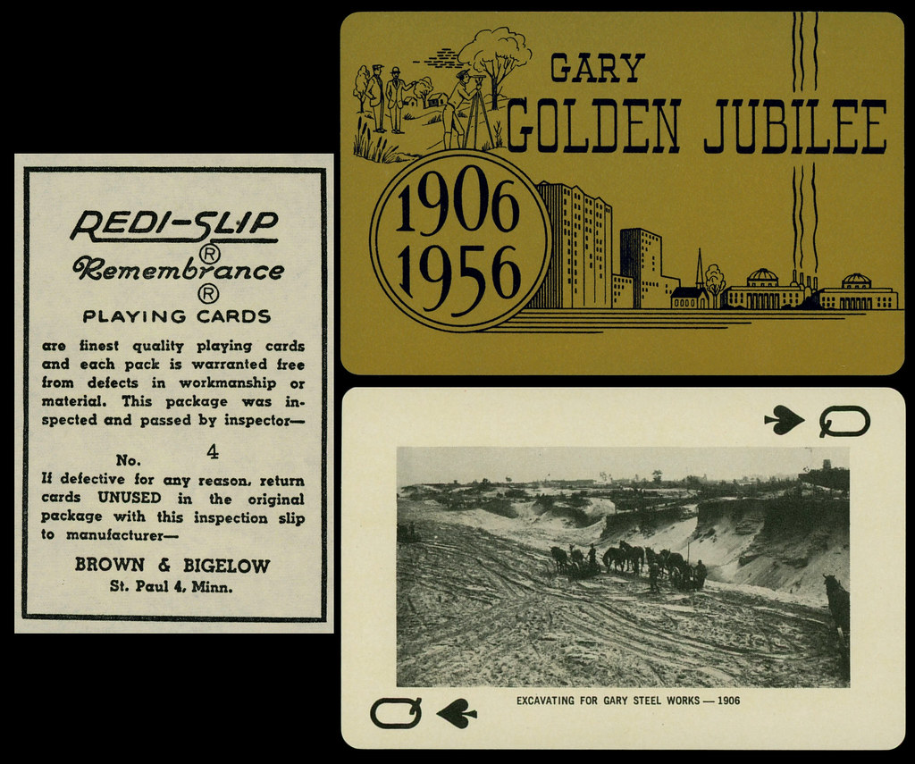 Excavating for Gary Steel Work in 1906, Golden Jubilee Pla… Flickr