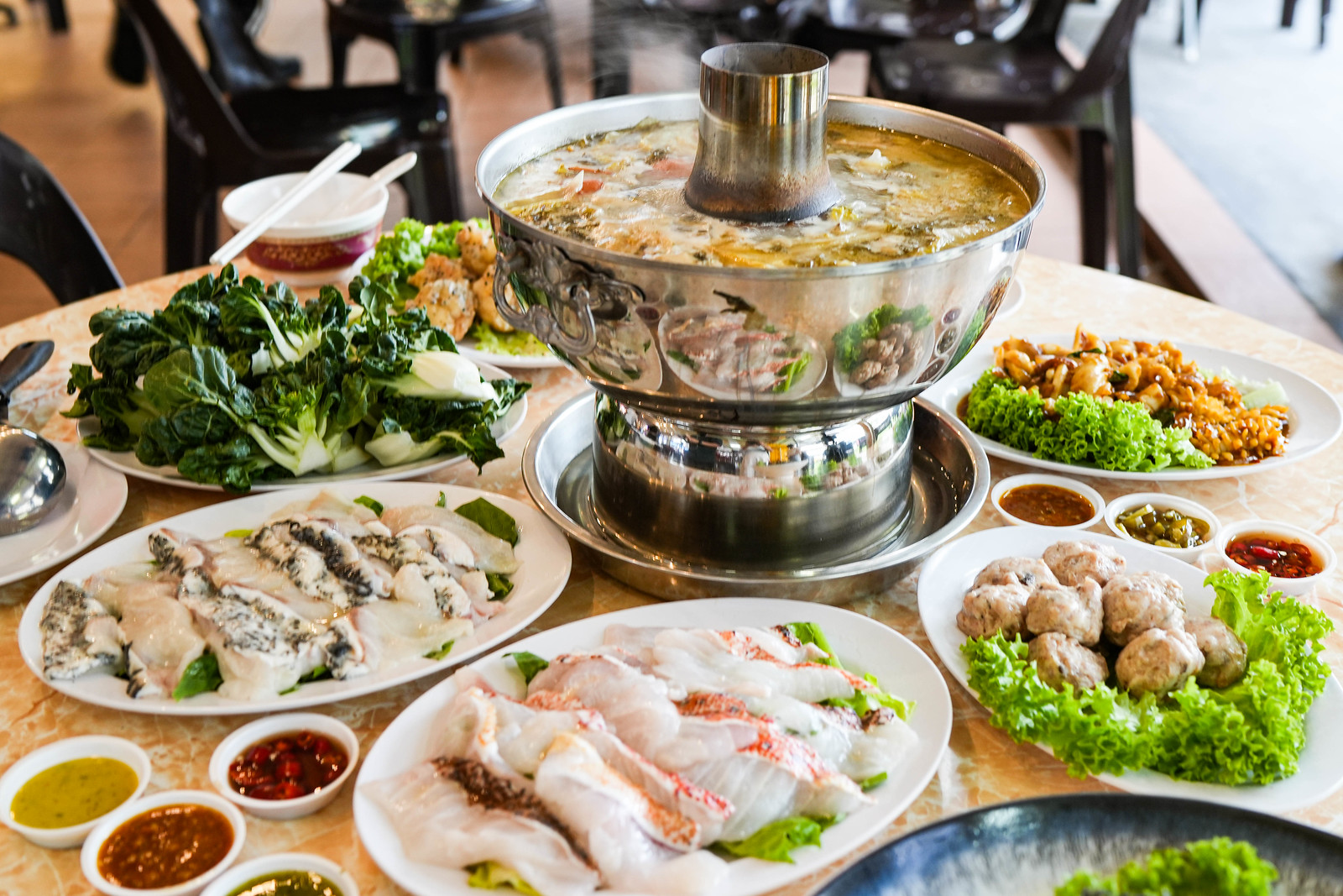 Tan Xiang Charcoal Fish Head Steamboat Restaurant By Celebrity Ben