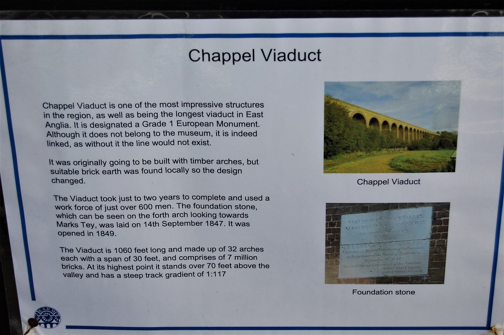 Chappel & Wakes Colne Viaduct Info 27 08 2007 NB A photo … Flickr
