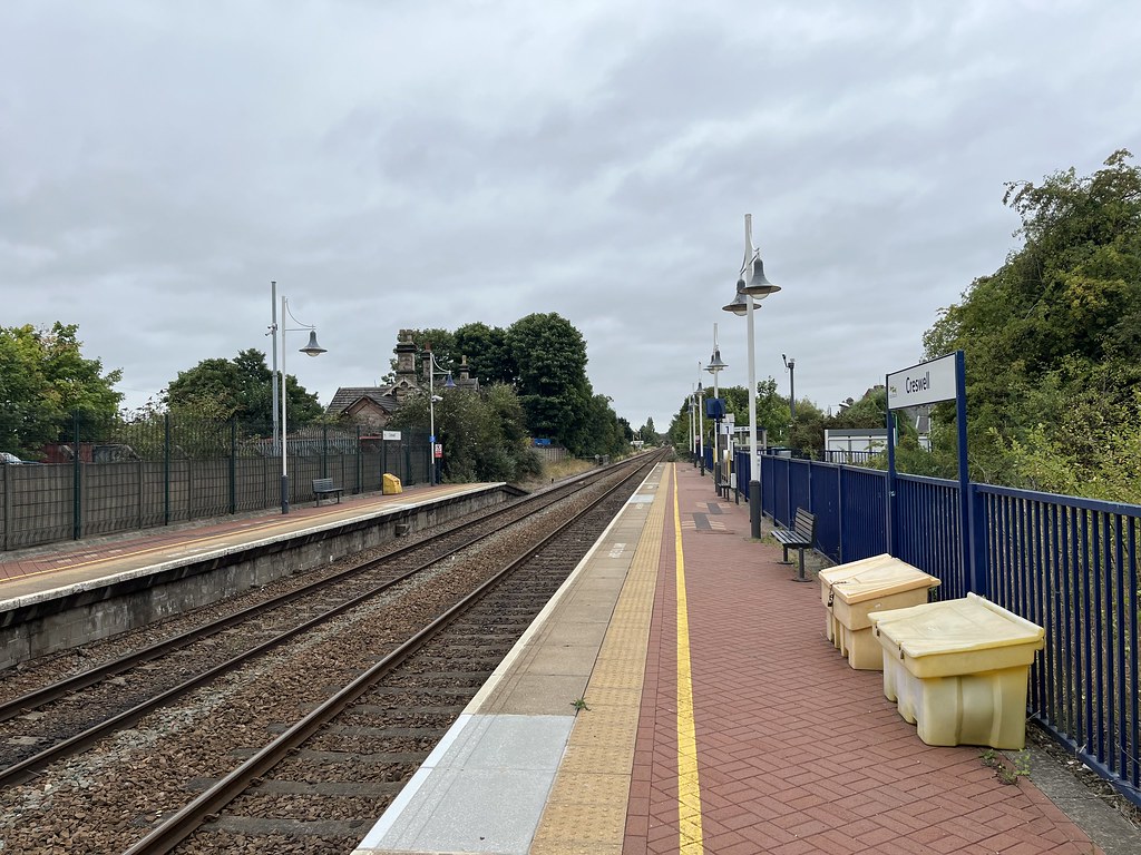 Creswell Railway Station Creswell opened 1 June 1875 (Midl… Flickr