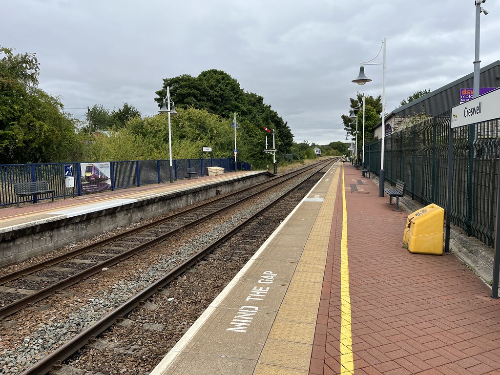 Creswell Railway Station Creswell opened 1 June 1875 (Midl… Flickr