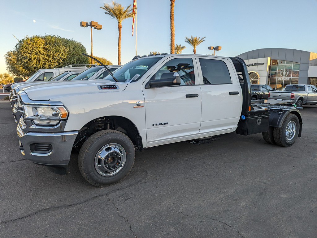New 2021 Ram 3500 Crew Cab 4x4 Diesel, 9' CM Hotshot Bed Flickr
