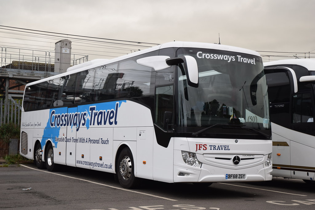 BF68ZGY JFS Travel, Blandford Forum Devonshire Walk Coach … Flickr