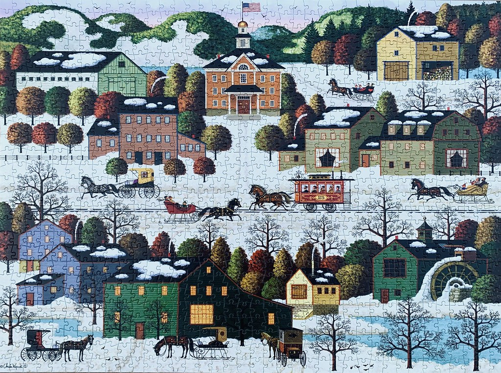 Blossom River Junction Buffalo Games Master Painter of A… Flickr