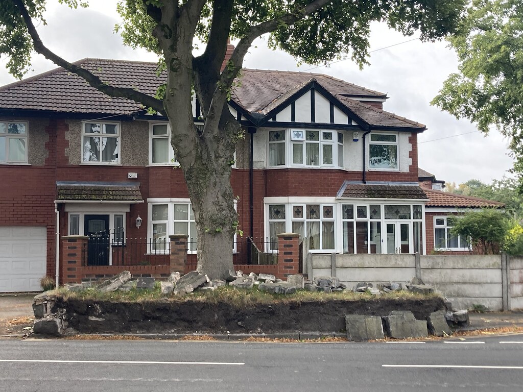 Damaged Wall, Bowfell Road, Urmston Anthony Shaw Flickr