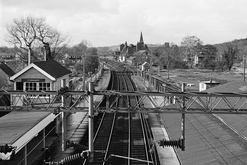 St. Margarets Station Hertfordshire 1975 Photo taken at St… Flickr
