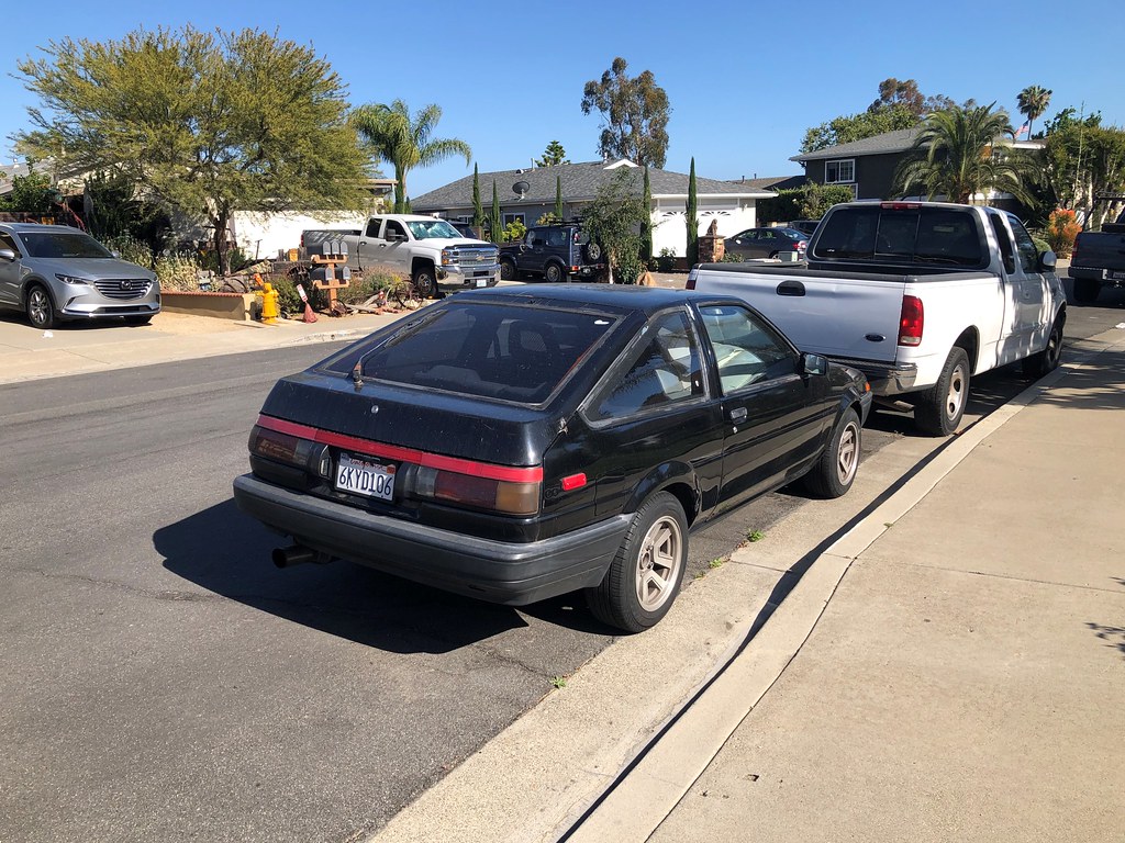 1986 Toyota Corolla, Mission Viejo, CA VIN JT2AE86C7G0230… Flickr