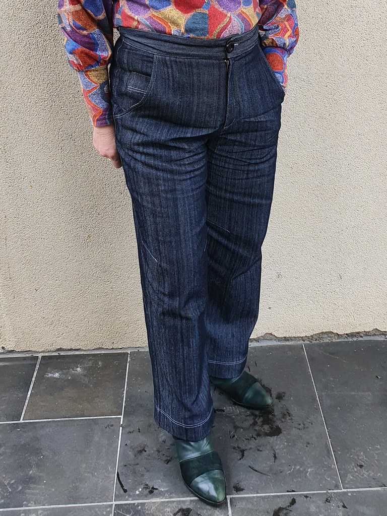 Stokx Square Pants in denim from Super Cheap Fabrics Flickr