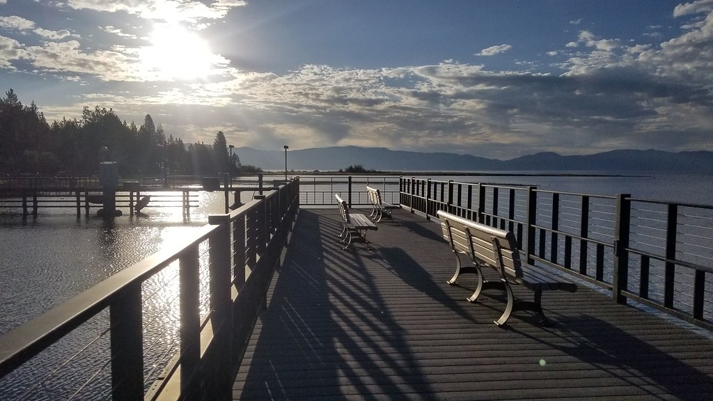 Lake Forest boat ramp pier Sunrise at north Lake Tahoe Flickr
