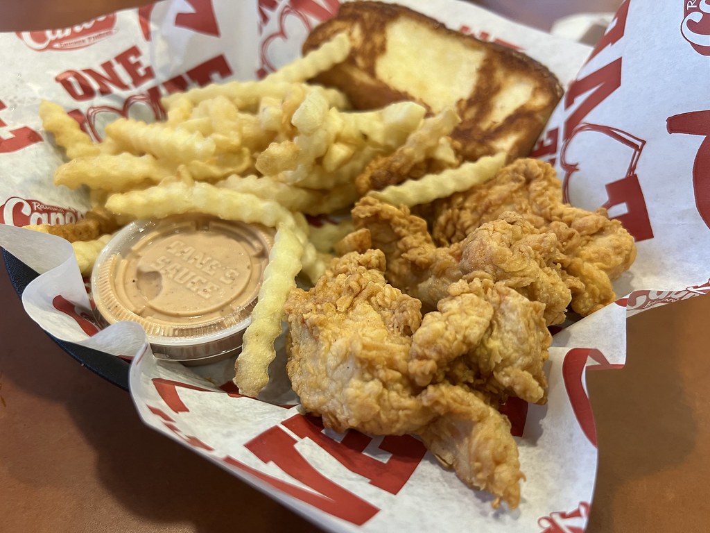 Chicken Fingers, Fries, & Texas Toast Raising Cane's Carla Putnam