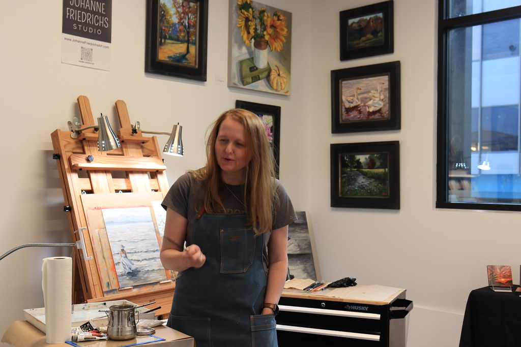 Edmonds Art Walk, Graphite Art Center Artist Johanne Fried… Flickr