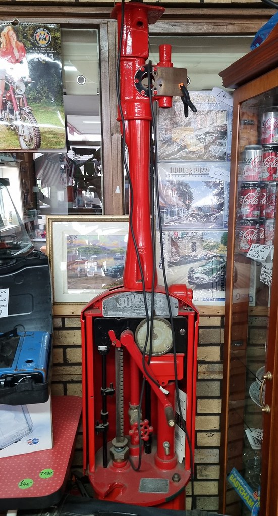 Old petrol pumps for sale in a Horncastle garage Horncastl… Flickr