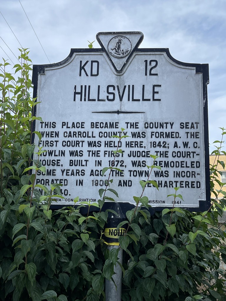 Historic Sign Hillsville, Virginia. devtmefl Flickr