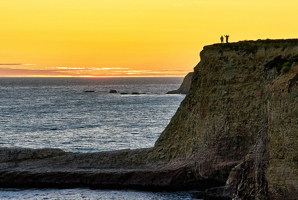 Sunset at Davenport Bluffs Scott Eriksen Flickr