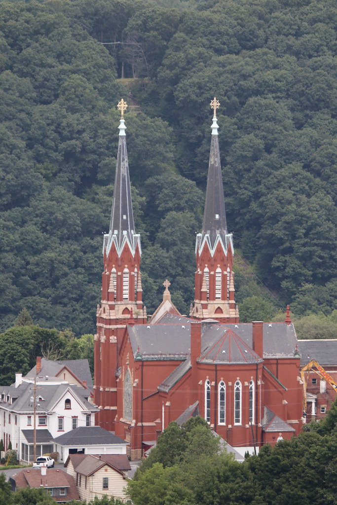 St Joseph Parish, seen from Grove Hill Cemetery, Oil City,… Flickr
