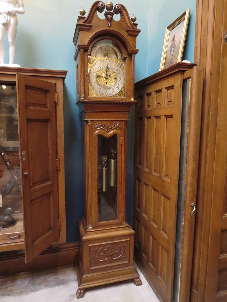 Custom Made Grandfather Clock The clock was made to match … Flickr