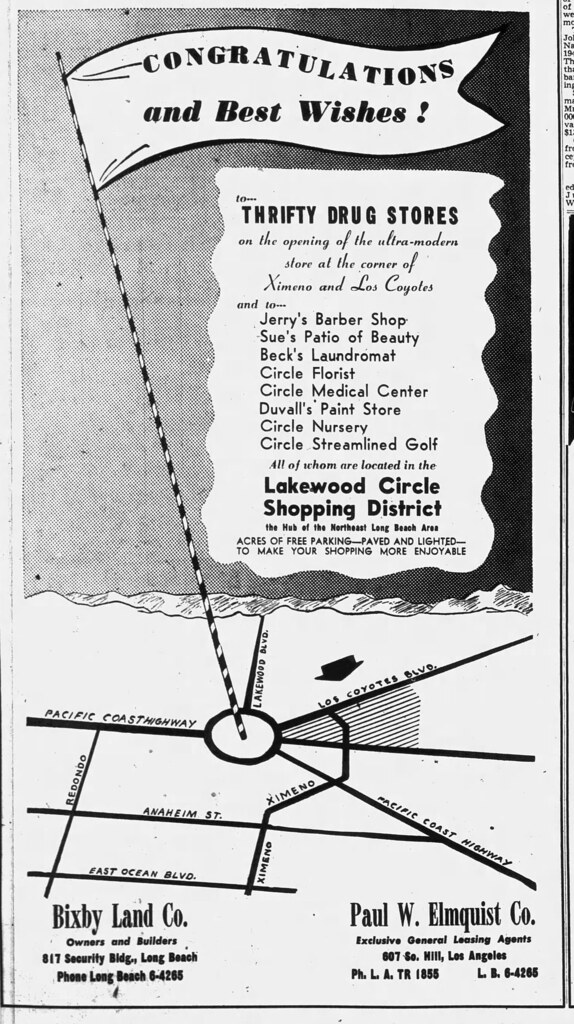 Lakewood Circle Business District LB Press Telegram July… Flickr