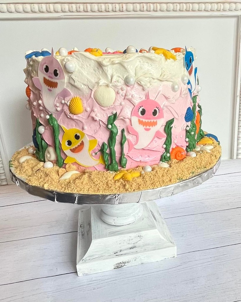 Baby Shark Cake by Oreo Pancake Bakery Amazing Cake Ideas Flickr