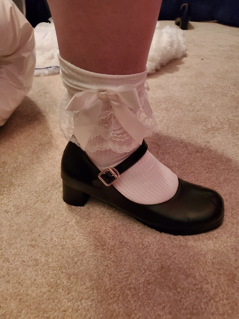 Mary Janes & Frilly Socks Cute & frilly! Sissy Jordan Flickr