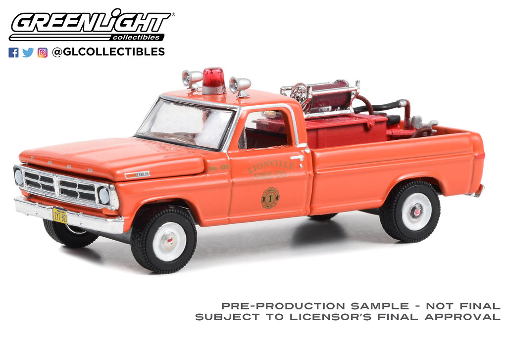 67050A 1972 Ford F250 Lionville Fire Company Lionville