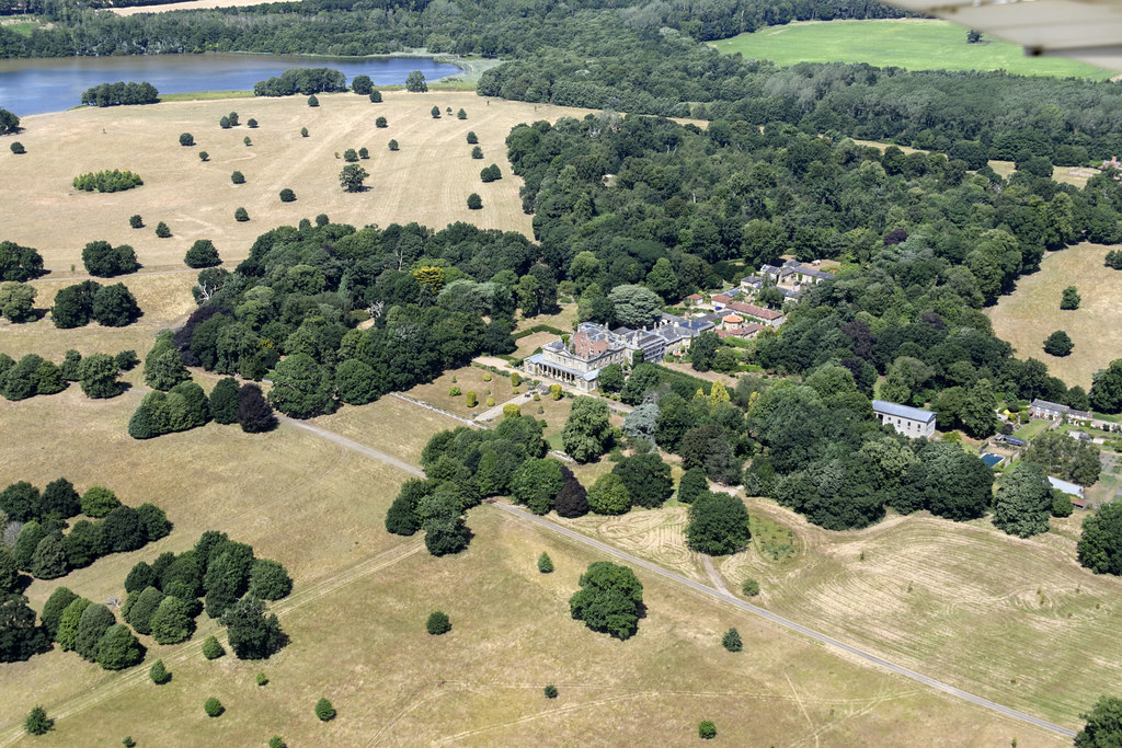Norfolk aerial image Gunton Hall built in the 1740s. Al… Flickr