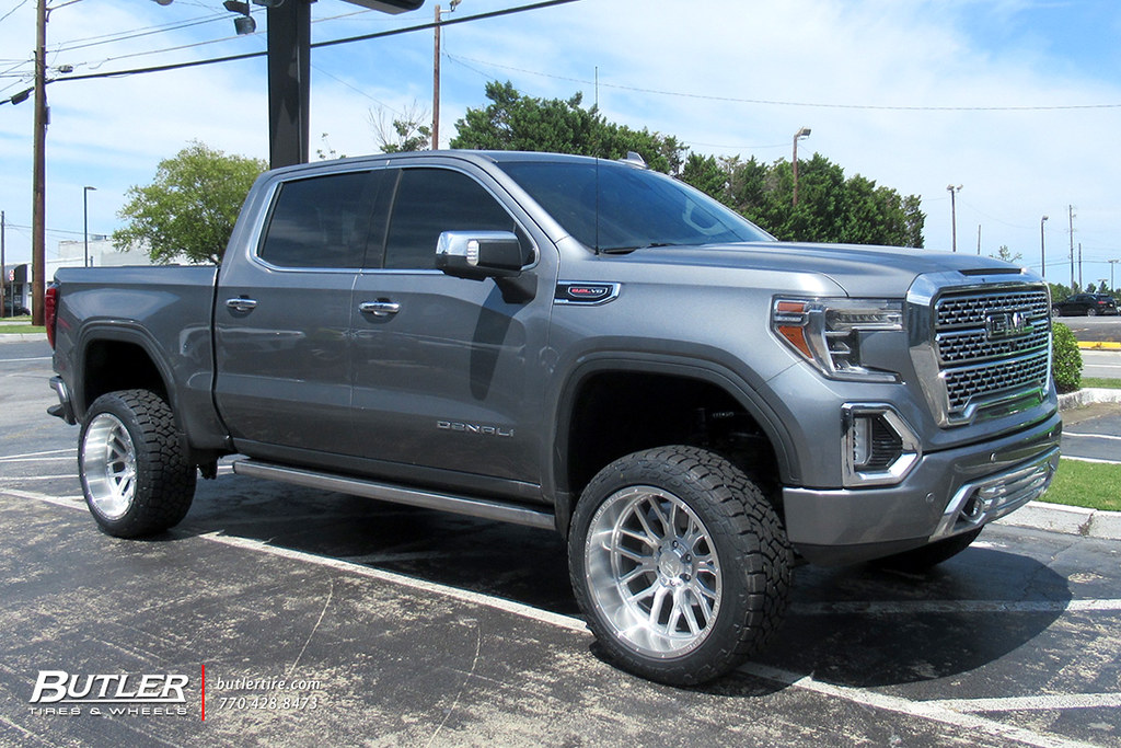 GMC Sierra 1500 Denali with 22in AXE AX6 Wheels and Toyo O… Flickr