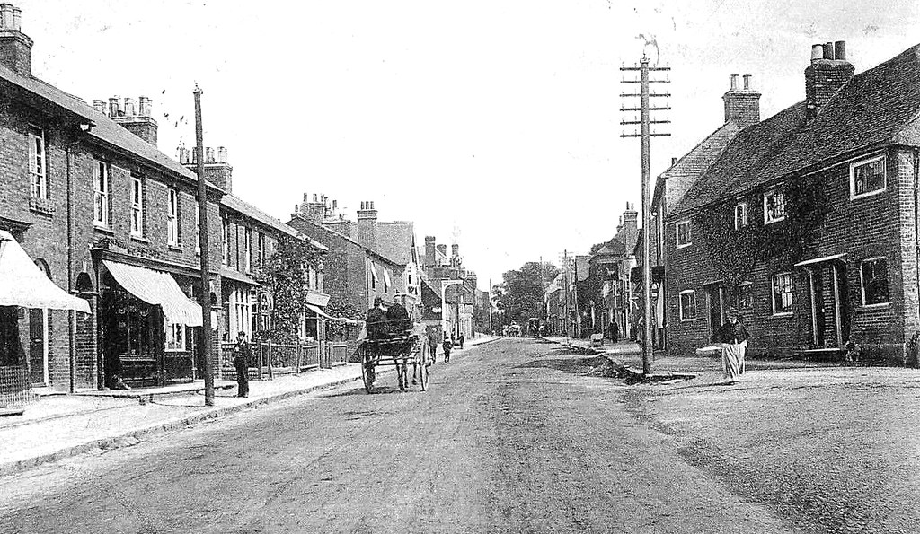 High Street Shops c. 1910. terry trainor Flickr