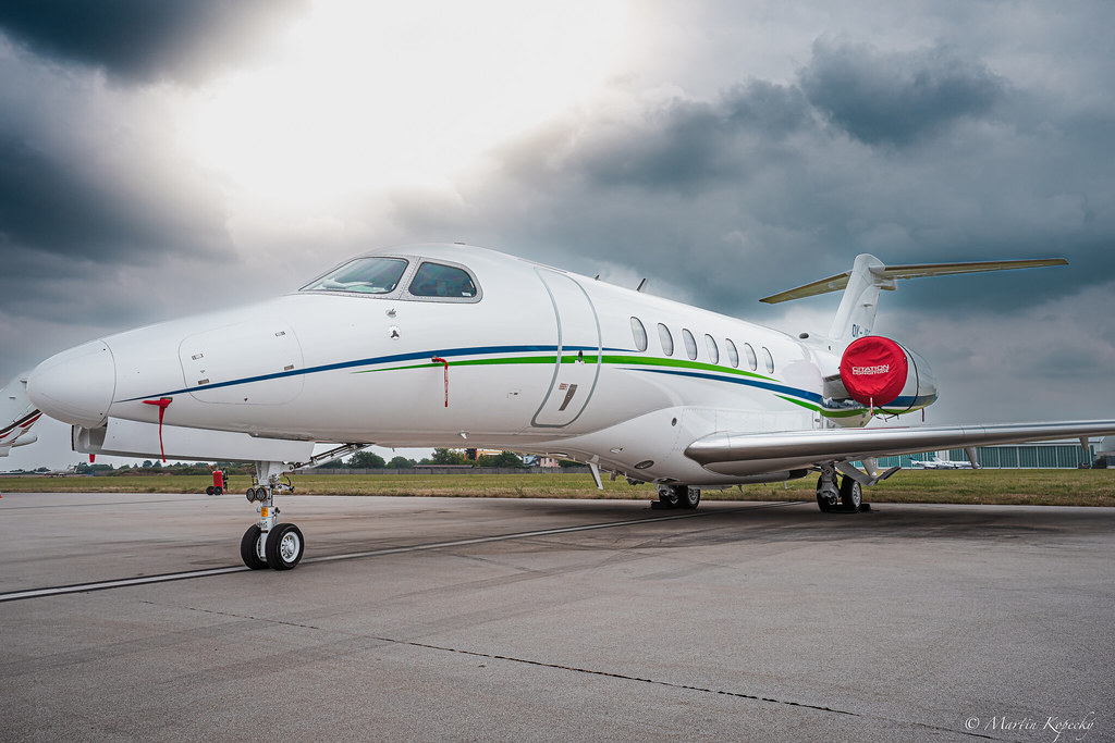 Cessna 700 Citation Longitude OKJRE Prague Airport LKPR Martin