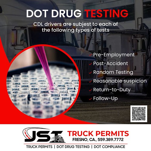 DOT drug and alcohol testing JST Truck Permits JST Truck… Flickr