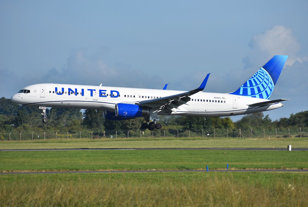 N58101 B757224 United Airlines Shannon 17/8/2022. Dave Corry Flickr