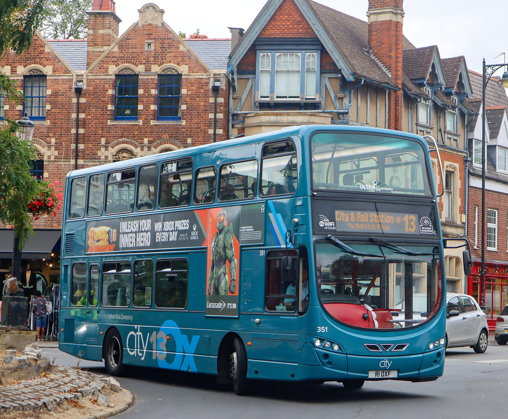 Oxford Bus Company 351 R1 OXF (13 Oxford, The Plain) 22.… Flickr