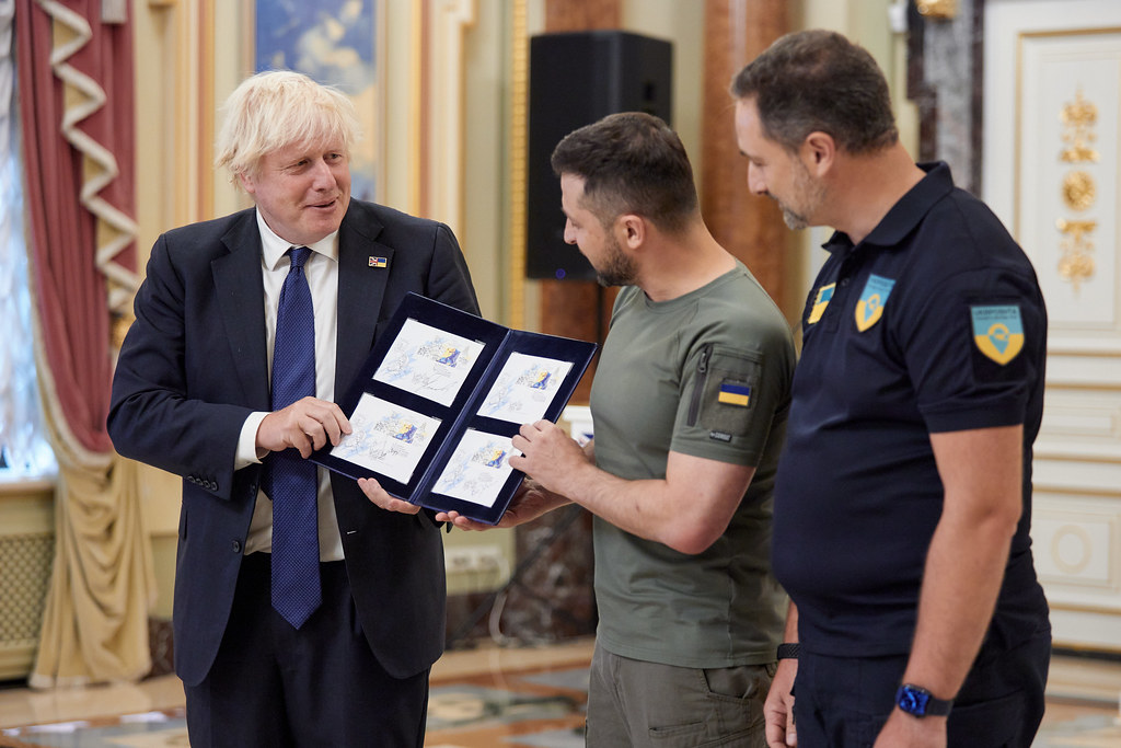 Prime Minister Boris Johnson visits Ukraine a photo on Flickriver