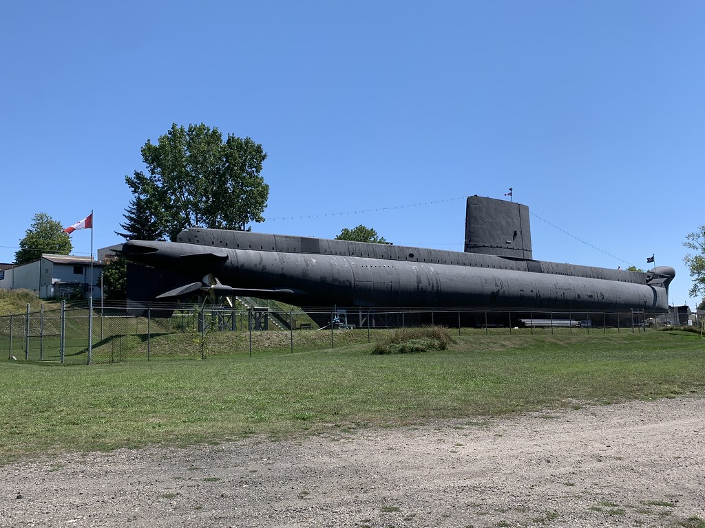 HMCS “Ojibwa” submarine at Port Burwell, Ontario, Canada … Flickr