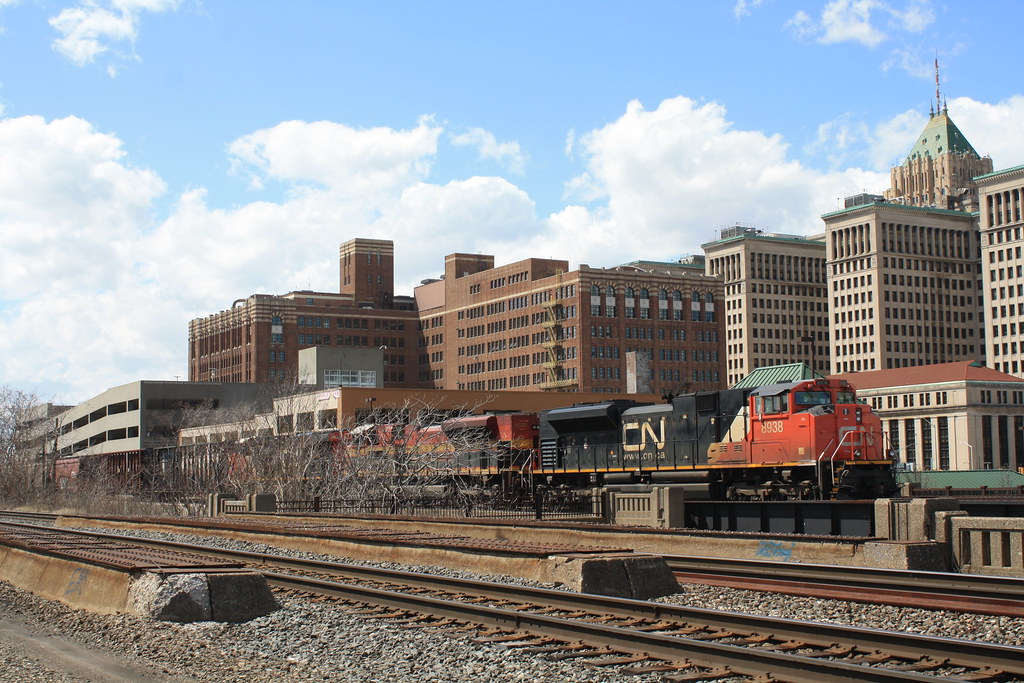 CN 8938 sitting at Detroit Amtrak Station tcamp7837 Flickr