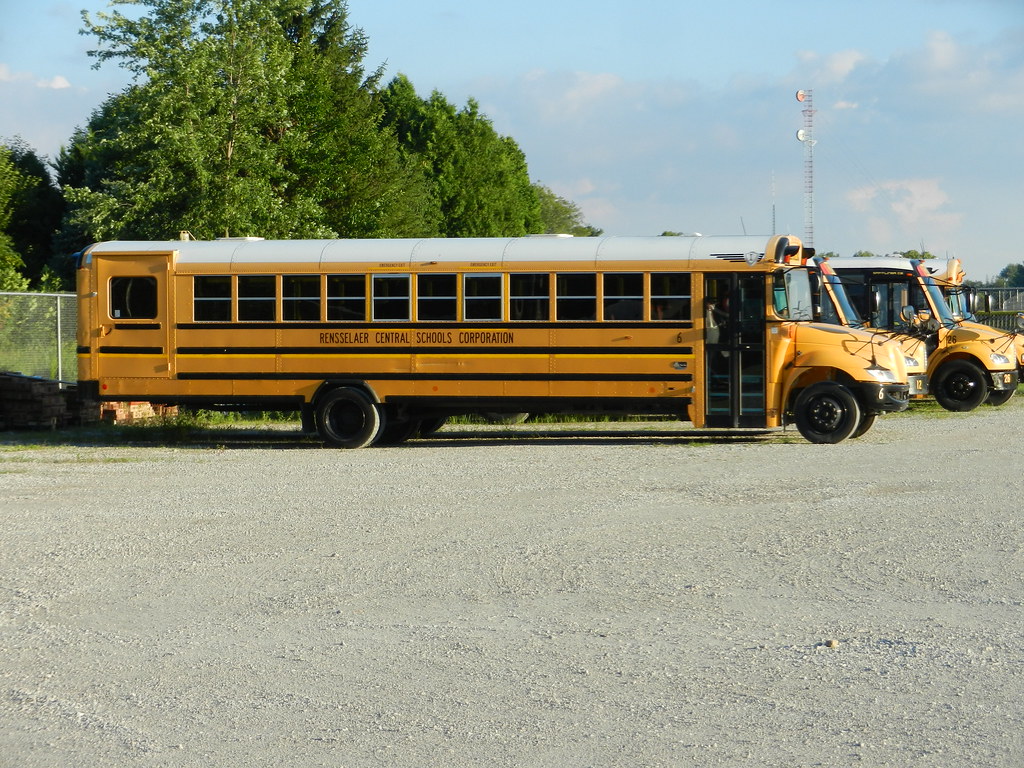 Rensselaer Central School Corporation 6 (3) Bus lot Rens… Flickr