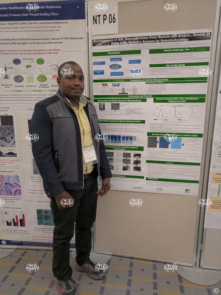 KALRO sericulture researcher Peter Muindi Munguti during I… Flickr