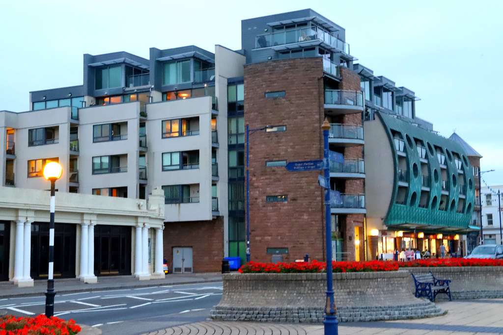 the 'bottle bank' building Porthcawl Stephen Wild Flickr
